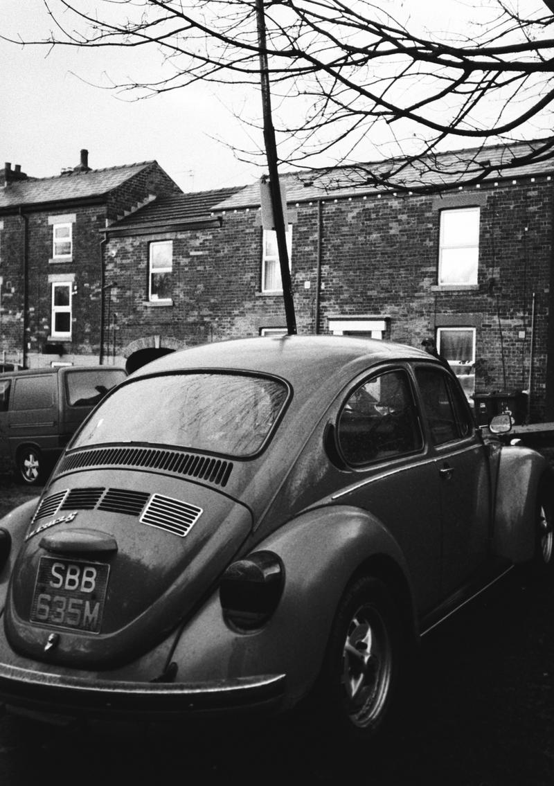 An old Volkswagen Beetle