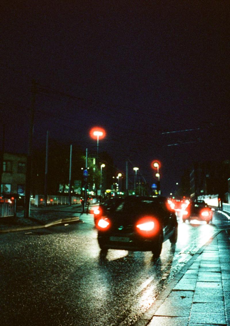 Late night traffic in Sheffield