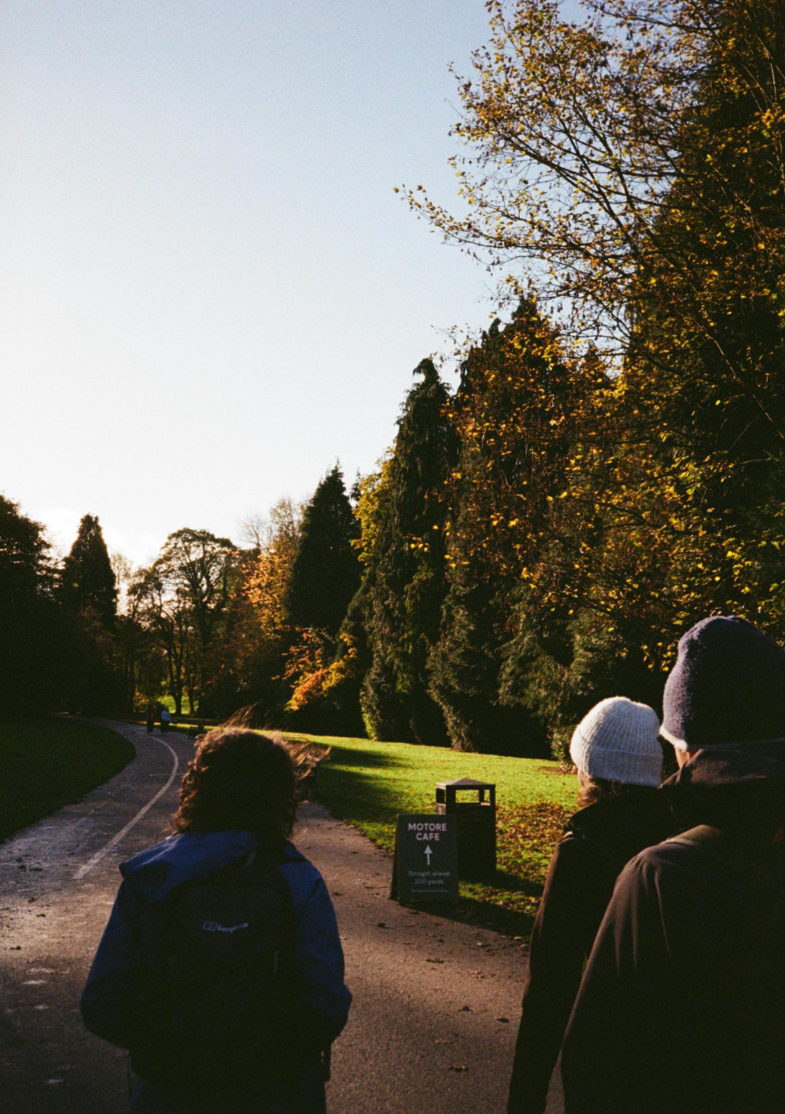 Some people walking