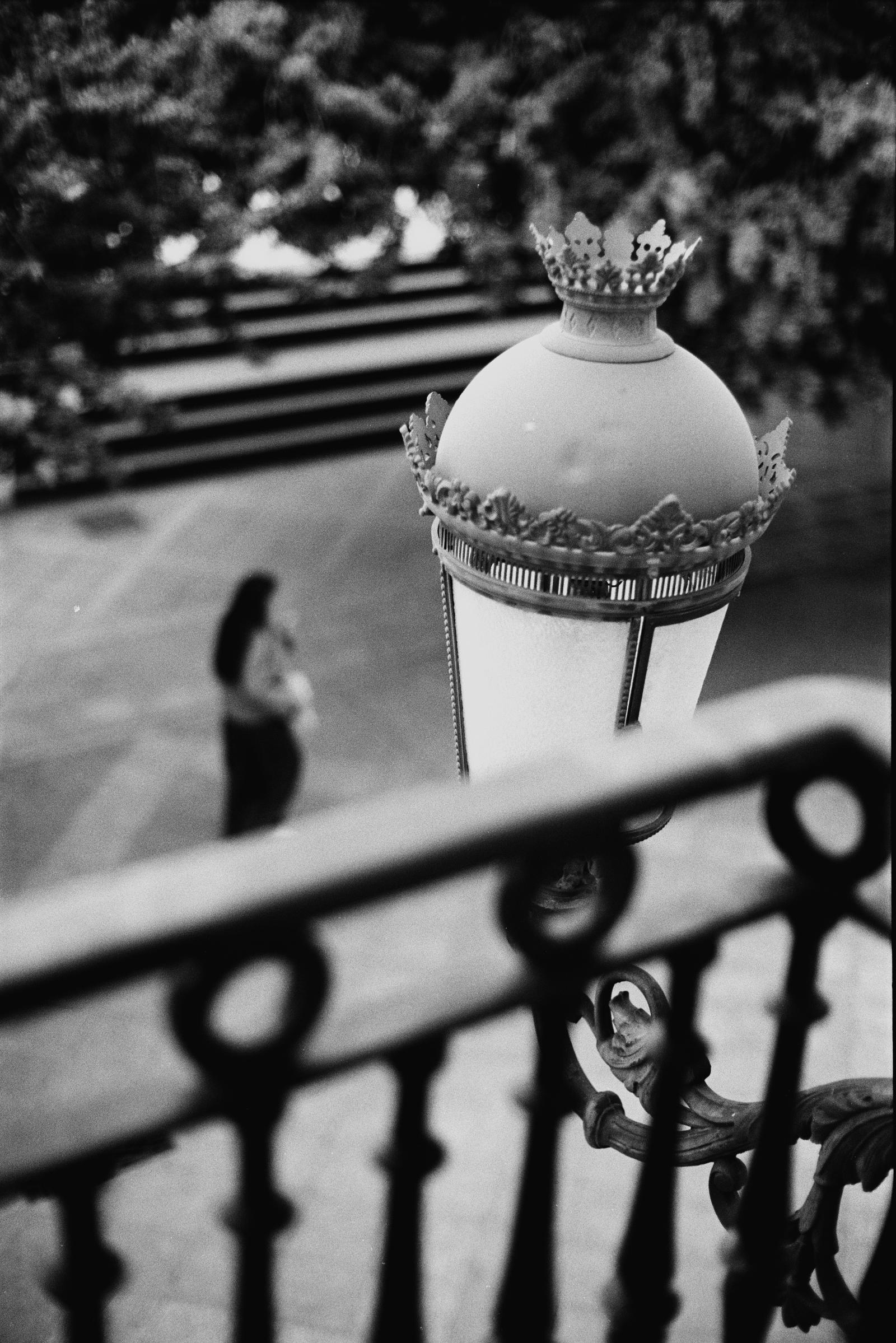 A woman walking