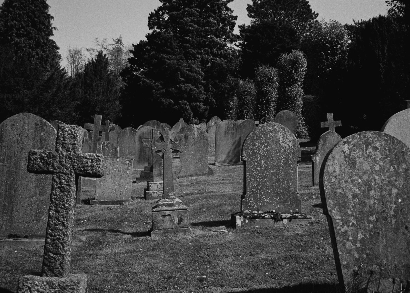 A graveyard