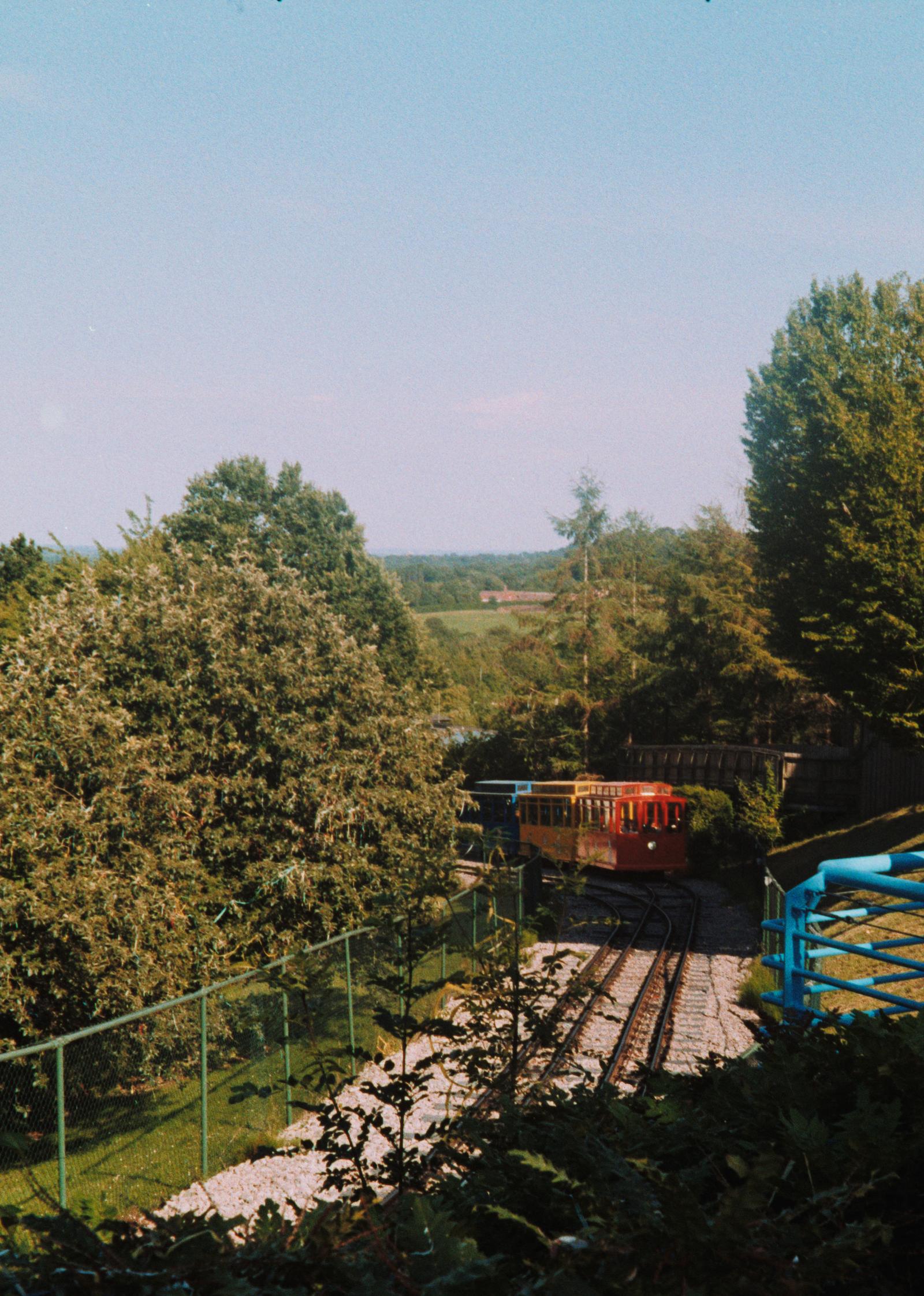 A Lego train