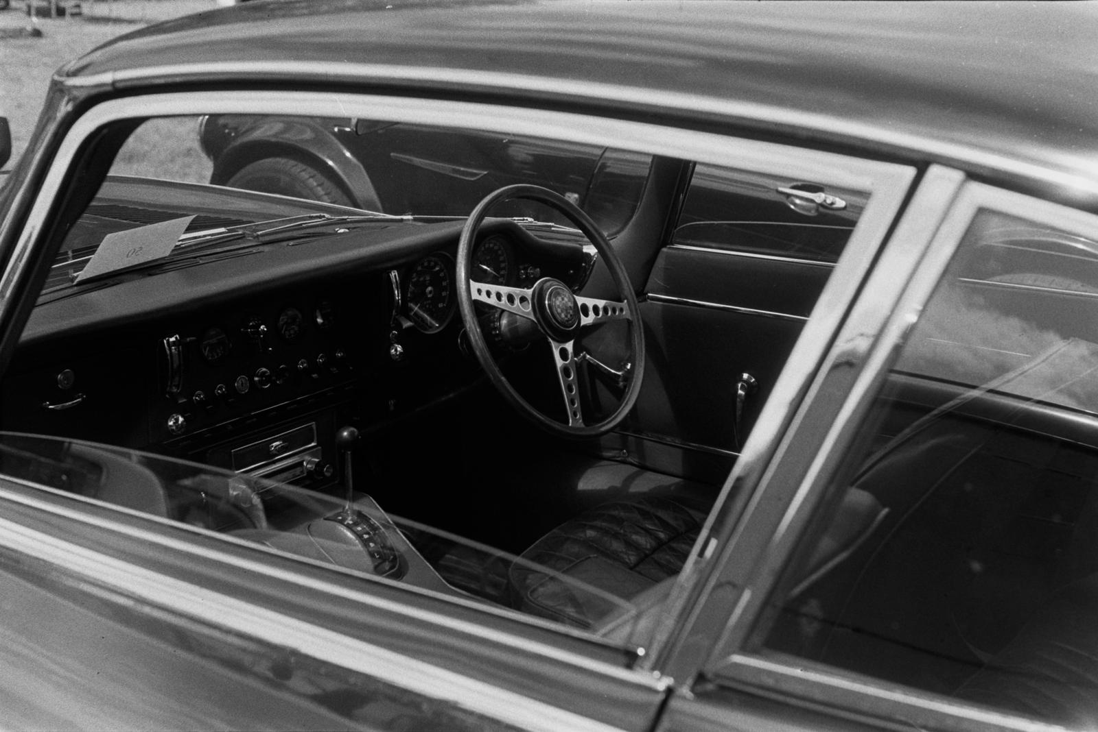 The inside of a car