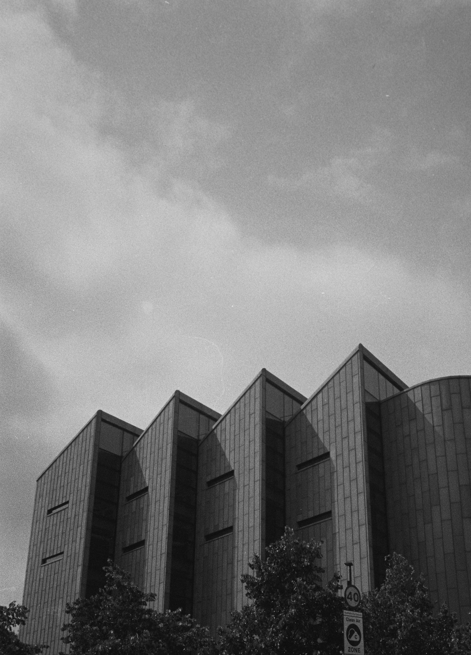 A modern looking building