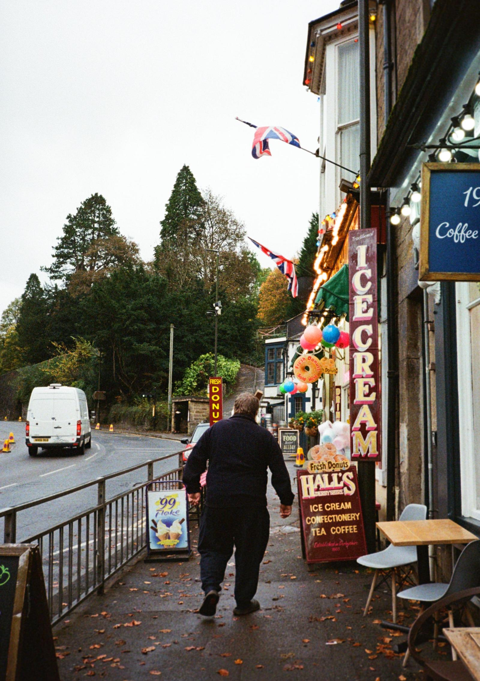 A man walking