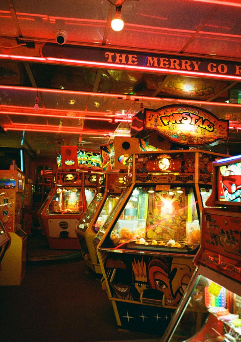 An amusement arcade