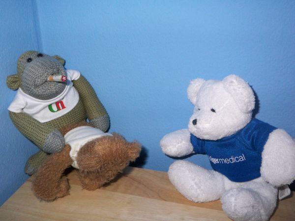 Some bears arranged suggestively
