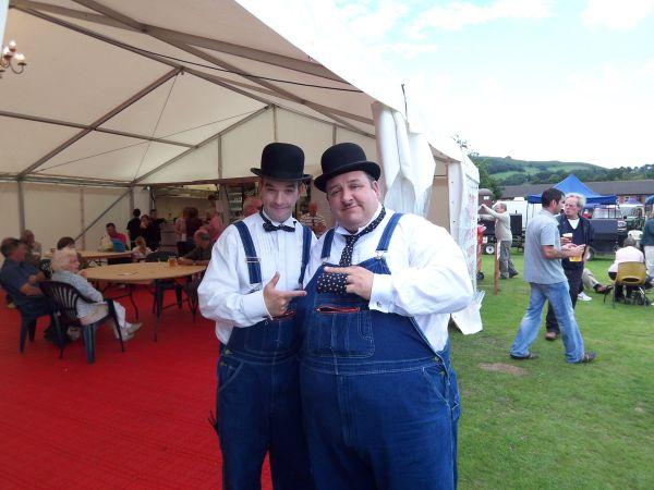 A Laurel and Hardy tribute act