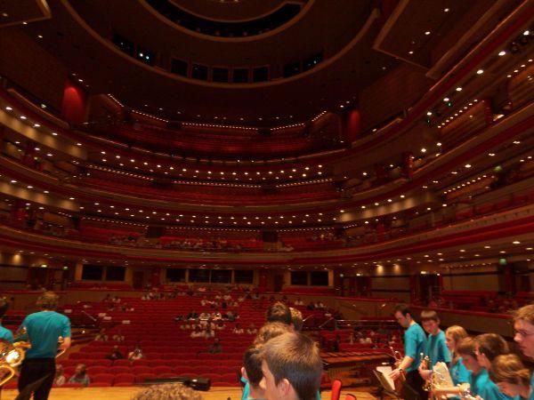 The symphony hall in Birmingham