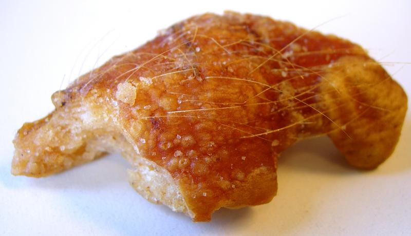 A hairy pork scratching